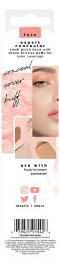 Picture of Real Techniques Expert Concealer Brush with Ultra Plush Custom Cut Synthetic Taklon Bristles & Extended Aluminum Ferrules Uniquely Shaped (Packaging May Vary) (1542)