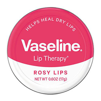 Picture of Vaseline Lip Therapy Lip Balm Tin, Rosy Lips, 0.6 Ounce