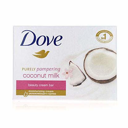 Picture of Dove Purely Pampering Coconut Milk Bar 135G (Pack Of 3) Imported