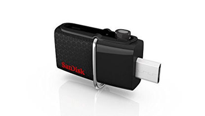 Picture of SanDisk Ultra 16GB USB 3.0 OTG Flash Drive with Micro USB Connector for Android Mobile Devices- SDDD2-016G-G46