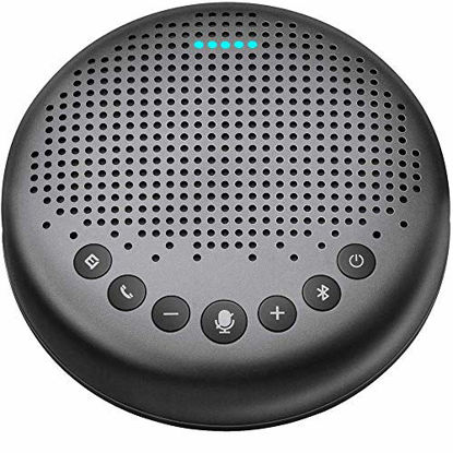 Picture of Bluetooth Speakerphone - eMeet Luna Computer Speakers with Microphone w/Enhanced Noise Reduction Algorithm, Daisy Chain, w/Dongle USB Speakerphone for Home Office, 360° Voice Pickup for 8 People