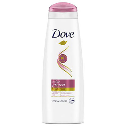 Picture of Dove Nutritive Solutions Sulfate-Free Color Care Shampoo for Color Treated Hair Color Protect Lasting Color Vibrancy 12 oz