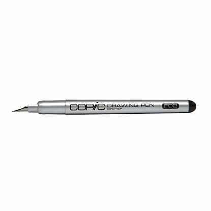 Picture of Copic Marker Drawing Pen, F02, Black