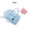 Picture of 4PCS Foldable Travel Bag Luggage Storage for Sports Gym Water Resistant Nylon Canvas Duffel for Men, Women 32 Liter 4PCS