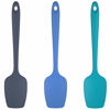 Picture of U-Taste Silicone Spoon Spatula Set, 600ºF High Heat Resistant BPA-Free Flexible Rubber Scraper, Cooking Mixing Baking Kitchen Utensils Set of 3 (Multicolors)