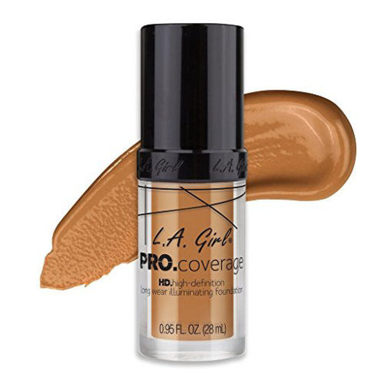 Picture of L.A. Girl Pro Coverage Liquid Foundation, Warm Beige, 0.95 Fl Oz