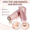 Picture of Facial Hair Remover for Women(The Latest UpgradeRechargeable, 2 x Replacement Heads Included, Electric Facial Hair Remover Painless,Portable Shaver,for Cheeks, Chin ,,arms ,Contains Flannel Bag