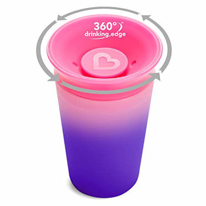 Picture of Munchkin Miracle 360 Color Changing Sippy Cup, 9 Oz, Pink