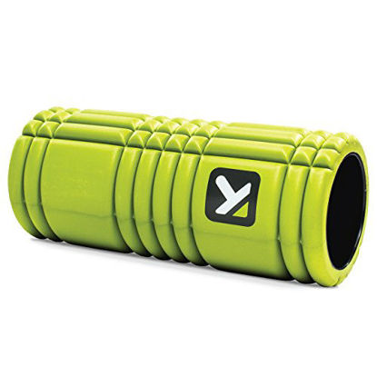 Picture of TriggerPoint GRID Foam Roller for Exercise, Deep Tissue Massage and Muscle Recovery, Original (13-Inch), Lime
