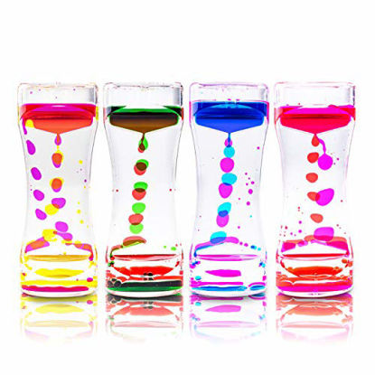 Picture of Super Z Outlet Liquid Motion Bubbler for Sensory Play, Fidget Toy, Children Activity, Desk Top, Assorted Colors (1 Piece)
