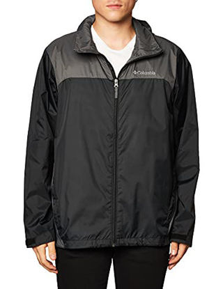 Picture of Columbia Men's Glennaker Lake Front-Zip Jacket, Black/Grill, Large