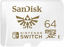 Picture of SanDisk 64GB microSDXC-Card-Licensed for Nintendo-Switch- SDSQXAT-064G-GNCZN