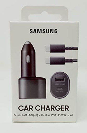 Picture of SAMSUNG Super Fast Dual Car Charger (45W+15W) Two Ports EP-L5300XBEGWW Black