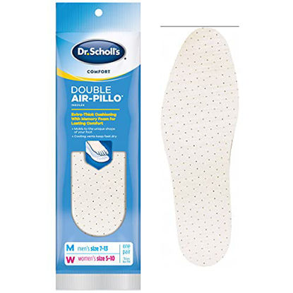Picture of Dr. Scholls Comfort Double Air-Pillo Insoles, Mens Size 7-13, Womens Size 5-10 , 1 Pair
