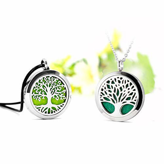 Necklace Diffusers With Oils TREE OF LIFE — Wild Essentials LLC.