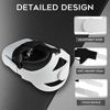 Picture of Seltureone Compatible for Oculus Quest 2 Head Strap, Replacement for Elite Strap, Adjustable Comfortable Strap with Head Cushion, Reduce Pressure for Meta Quest 2 Headset, White