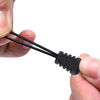 Picture of eBoot 10 Pieces Zipper Pull Zipper Tags Cord Pulls Zipper Extension Zip Fixer (Black)