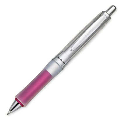 Picture of PILOT Dr. Grip Center of Gravity Refillable & Retractable Ballpoint Pen, Medium Point, Pink Grip, Black Ink, Single Pen (36182)