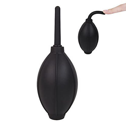 Picture of Foto&Tech Silicone Rubber Dust Blower with Soft Nozzle for DSLR Cameras LCD Screen Gaming Console Lens PC Motherboard Keyboard, Hand Air Blaster for Photography Cleaning Gardening Arts (1 Piece)