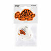 Picture of Dunlop 424P.60 Tortex Wedge, White/Orange, .60mm, 12/Player's Pack
