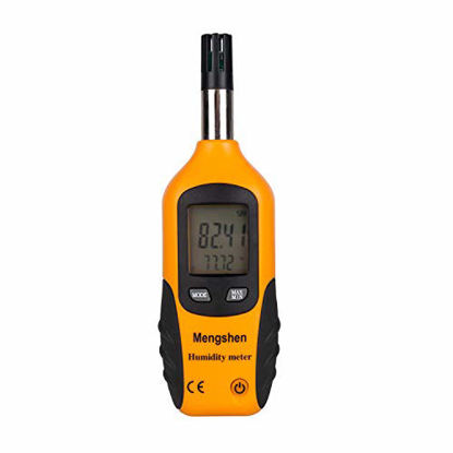 Picture of Mengshen Digital Temperature and Humidity Meter - with Dew Point and Wet Bulb Temperature - Battery Included, M86