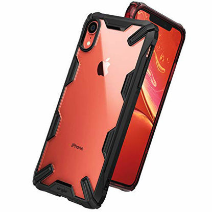 Picture of Ringke Fusion X Compatible with iPhone XR Case, Scratch Resistant Invisible PC Barrier Back Cover - Black
