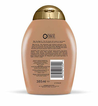 Picture of OGX Conditioner, Ever Straight Brazilian Keratin Therapy, 13oz, Pack of 2