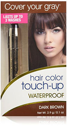 Picture of Cover Your Gray Waterproof Chubby Pencil, Dark Brown, 0.1 Ounce