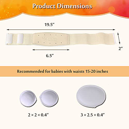 GetUSCart Umbilical Hernia Belt Baby Belly Button Band Infant Belly