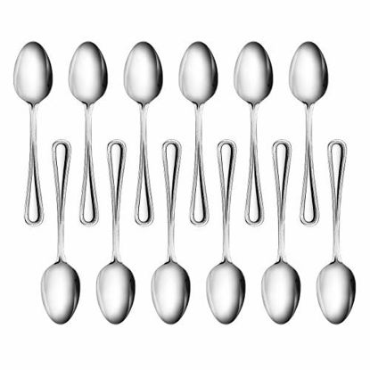 Picture of New Star Foodservice 58543 Bead Pattern, 8/0 Teaspoon, 6.3-Inch Set of 12