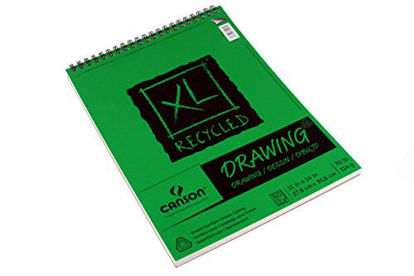 Picture of Canson XL Series Recycled Drawing Paper Pad, Top Wire Bound, 70 Pound, 11 x 14 Inch, 60 Sheets