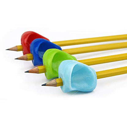 Picture of The Pencil Grip Pinch Grip, Ergonomic Writing Aid, Gloss Colored Pencil Grips, 6 Count - TPG-12706