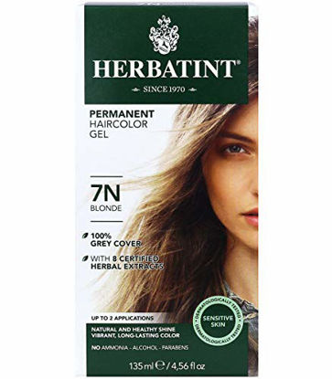 Picture of Herbatint Permanent Haircolor Gel, 7N Blonde, 4.56 Ounce