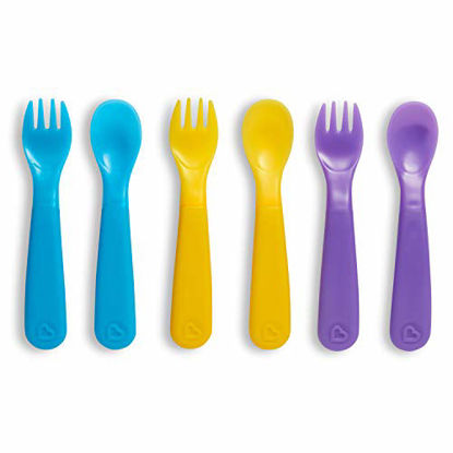 Picture of Munchkin ColorReveal Color Changing Toddler Forks & Spoons, 6 Pack