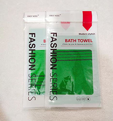 Picture of Korean Exfoliating Bath Washcloth (Green)_5pcs