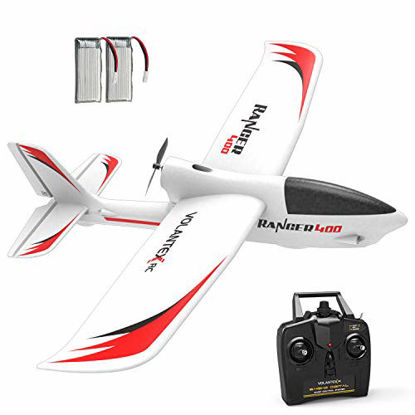 Picture of YCQNGO Remote Control Airplane, RC Plane, RC Airplane Ready to Fly, 2.4GHz Radio Control Aircraft with 6-Axis Gyro Stabilizer, One-Key Return Function for Beginners with 2pcs Batteries