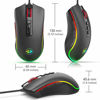 Picture of Redragon M711 Cobra Gaming Mouse with 16.8 Million RGB Color Backlit, 10,000 DPI Adjustable, Comfortable Grip, 7 Programmable Buttons