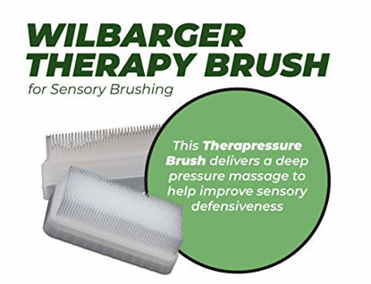 Picture of Wilbarger Therapy Brush, 3 Pack - Therapressure Brush for Occupational Therapy for Sensory Brushing - Designed by Patricia Wilbarger - Use as Part of the Wilbarger Brushing Protocol
