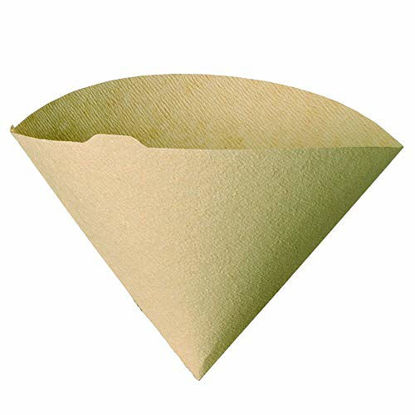 Picture of Hario V60 Paper Coffee Filters, Size 02, Natural, Tabbed, 200 Count