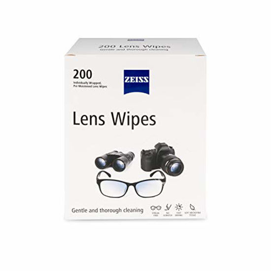 Picture of Zeiss Lens Wipes Eyeglass Cases, White, 200 Count (Pack of 1)