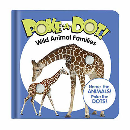 Picture of Melissa & Doug Childrens Book - Poke-a-Dot: Wild Animal Families (Board Book with Buttons to Pop)