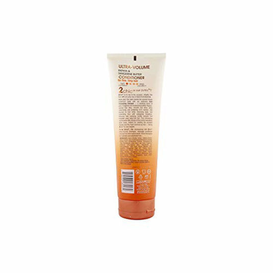 Picture of GIOVANNI 2chic Ultra Volume Conditioner,8.5 oz.for Thin Fine Hair,Papaya & Tangerine Butter,Builds Volume,Plumps and Thickens Hair,Removes Product Residue,Paraben Free,Color Safe (Pack of 1)