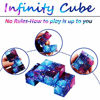 Picture of Fidget Toys Infinity Cube, Fidget Blocks for Stress and Anxiety Relief Mini Preschool Toys, Fidget Cube Toy Relaxing Hand-Held for Adults and Kids, Killing Time for ADD/ADHD/OCD (Starry Sky) Eoqiza