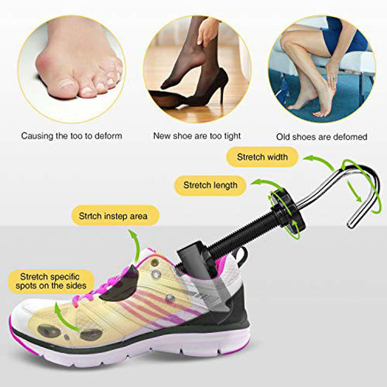 thumbnail image 2 of Eachway Shoe Stretcher For Men & Women - Adjustable Shoe Expander For Wide Feet & Bunions 2 of 14