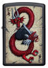 Picture of Zippo Dragon Ace Design Black Matte Pocket Lighter