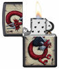 Picture of Zippo Dragon Ace Design Black Matte Pocket Lighter