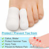 Picture of Bukihome 12 PCS Toe Protectors, Silicone Toe Caps to Cushion Toe Blister, Corn, Callus, Great for Running, Walking, Stop Toe Pain