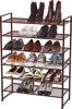 Picture of Simple Houseware 3-Tier Stackable Shoes Rack Storage Shelf, Bronze