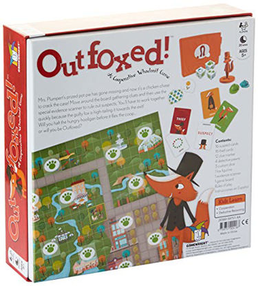 Picture of Gamewright Outfoxed! A Cooperative Whodunit Board Game for Kids 5+, Multi-colored, Standard, Model Number: 418