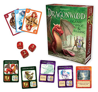 Picture of Gamewright Dragonwood A Game of Dice & Daring Board Game Multi-colored, 5"